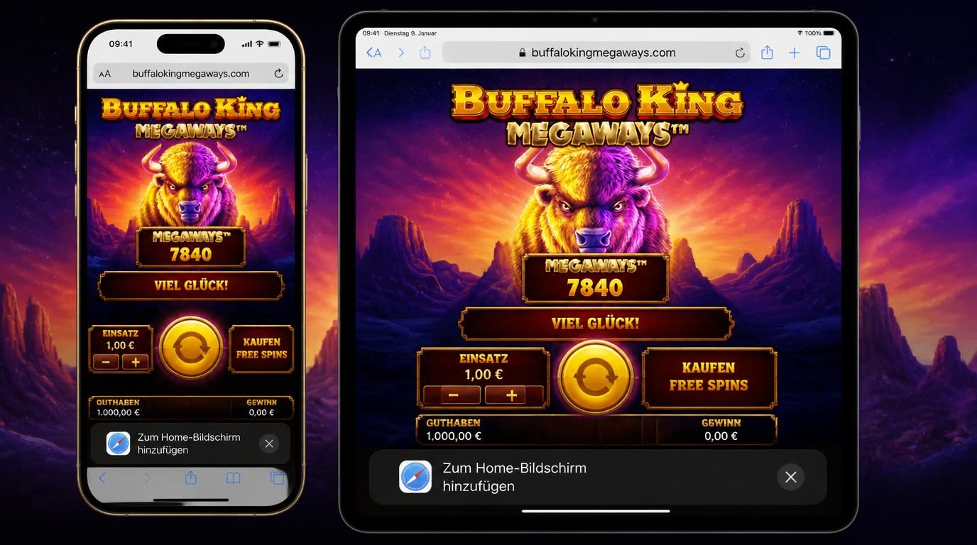iPhone und iPad mit Browseransicht und Home-Screen Shortcut